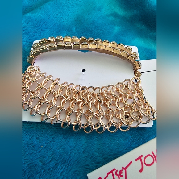 NWT Rose Gold 3 Set Jewlry Lot Earrings, Bracelets and Rings - Picture 4 of 5